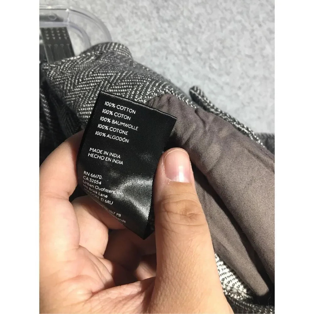 Womens NWOT Free People Trousers Wide Leg Cargo Grey Casual Business Work Career - Picture 5 of 6